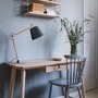 Stolní lampy pracovní - RED R14032 NIZZA stolní Polycotton černá/dřevo 230V E14 7W - RED - DESIGN RENDL - foto 2
