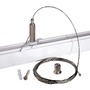 Lišty a příslušenství IVELA - IMPR 710117 Deko-Light 3-fázový kolejnicový systém D Line/Dali zakřivený závěsný držák 5m lanko, bílá - DEKOLIGHT - foto 2