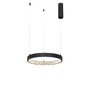 Kruhová - NV 9865140 Závěsné svítidlo PRESTON černý hliník a akryl LED 25W 230V 3000K IP20 stmívatelné - NOVA LUCE - foto 2
