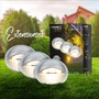 Connect To Shine - BRI 3923034 CONNECT TO SHINE prodlužovací sada Teak 3ks LED zapuštěných svítidel do země, IP65 - BRILONER - foto 2