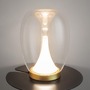 Stolní lampy dekorační - M MOD282TL-L15G3K1 Stolní lampa Splash 3000K 9W teplá bílá 800lm zlatá hliník/průhledné sklo - MAYTONI - foto 2