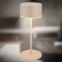 Stolní lampy dekorační - BRILO 7629011 Kira stolní lampička - 3W, 200lm, bezdrátová, LED, dotykový vypínač, stmívatelné, béžová - BRILO - foto 2