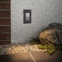 Zapuštěná - P 94382 Venkovní vestavné svítidlo do zdi High LED černá IP44 4W 230V teplá bílá 105x60mm - PAULMANN - foto 2