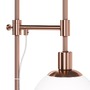 Stojací lampy - M MOD221-FL-01-G Stojací lampa Erich E14 40W bílá mosaz kov sklo nastavitelná výška  - MAYTONI - foto 2