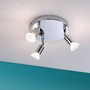 Bodová - P 66747 Bodové svítidlo Spotlight Carolina IP44 GU10 230V max. 3x10W stmívatelné chrom - PAULMANN - foto 2