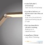 Stojací lampy - PN 304-97 LED stojací svítidlo SAMSKY, bronzová, stmívatelné, nastavitelná výška, CCT nastavení teploty barvy, 2700-5000K - PAUL NEUHAUS - foto 2