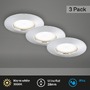Kruhová - BRI 7204-038 3ks sada LED vestavné svítidlo, pr. 7,5 cm, chrom - BRILONER - foto 2