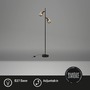 Stojací lampy - BRI 1486025 Stojací svítidlo, 150 cm, 2x E27, max. 10W, černá - BRILONER - foto 2