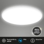 Kruhová - BRILO 3833016 Rowny LED svítidlo do koupelny, IP54 krytí proti vodě, 4000 lm, kruhové 35 cm, bílé - BRILO - foto 2