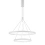 Kruhová - NV 9172760 Závěsné svítidlo EMPATIA bílý hliník a akryl LED 108W 230V 3000K IP20 stmívatelné - NOVA LUCE - foto 2