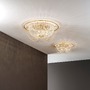 Dekorativní - FAN I-VIENNA-PL45 ORO Stropní svítidlo VIENNA zlatá, 4xE14, 45 x 22 cm - FANEUROPE - foto 2