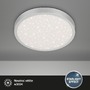 Kruhová - BRILO 3071014 LED stropní svítidlo hvězdné nebe, pr. 38 cm, 24 W, 3000 lm, stříbrná (starý kód: BRILO 3071-014) - BRILO - foto 2