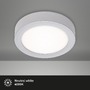 Kruhová - BRI 7122414 LED stropní svítidlo, pr. 17 cm, 11 W, matný chrom, 4000 K (starý kód: BRI 7122-414) - BRILONER - foto 2