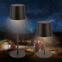 Stolní lampy dekorační - BRILO 7708015 Bota stolní lampa - 1,8W, 120lm, nabíjecí, LED, stmívatelné, dotykový vypínač, teplá bílá, černá - BRILO - foto 2