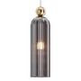 Dekorativní - M MOD302PL-01GR Závěsné svítidlo Antic E14 40W šedé sklo kov bronz - MAYTONI - foto 2