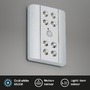 Přisazená - BRI 2255-081 LED Lero Indoor 11,6 cm 8x0,08W 7lm stříbrná - BRILONER - foto 2