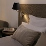 Dekorativní - FARO 24007-12 ETERNA levá chrom/černá nástěnná lampa se čtecí lampičkou - FARO - foto 2