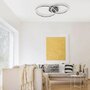 Downlight - LD 14537-18 IVANKA LED stropní svítidlo v černé barvě v moderním designu se dvěma kruhy a funkcí stmívání SimplyDim 3000K - LEUCHTEN DIREKT / JUST LIGHT - foto 2