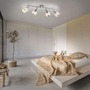 Bodová - LD 15374-17 ACCOR LED stropní svítidlo 4 ramenné lesklý chrom otočné do interiéru - LEUCHTEN DIREKT / JUST LIGHT - foto 2