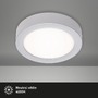 Kruhová - BRI 7122-414 LED stropní svítidlo, pr. 17 cm, 11 W, matný chrom, 4000 K - BRILONER - foto 2