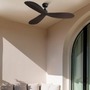 Ventilátory - FARO 34301 PALMA M stropní ventilátor, hnědá s IP44 motorem - FARO - foto 2