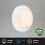 Nástěnná - BRILO 3765016 nabíjecí LED svítidlo s pohybovým a soumrakovým senzorem, 17 cm, 4W, 700lm, bílé - BRILO - foto 2