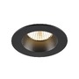 Kruhová - LA 1007345 NEW TRIA® 68 kroužek pro vestavbu do stropu, D: 8,2 H: 3,4 cm, IP 65, černá - BIG WHITE (SLV) - foto 2