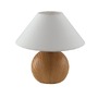 Stolní lampy dekorační - FAN I-174/01400 Stolní lampa Lumetto Pino, dřevo/bílá, 1 x E14, 23 x 23 cm - FANEUROPE - foto 2