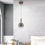 Koule - PN 2284-23 LED závěsné svítidlo BOWL, hnědé, 1-ramenné,stmívatelné, nastavitelná výška, SimplyDim, 2700K - PAUL NEUHAUS - foto 2