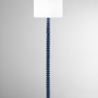 Stojací lampy - FAN I-SULTAN-PT-BLU Stojací lampa Sultan (modrá + samet) kov + samet, 1 x E27, 15 W; lampa pr. 40 x 20 cm, konstrukce 40 x 158 cm - FANEUROPE - foto 2