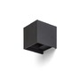 Nástěnná - RED R12602 TITO SQ nástěnná černá 230V LED 6W IP54 3000K - RED - DESIGN RENDL - foto 2