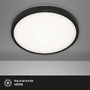 Kruhová - BRILO 3455-015 LED stropní svítidlo, pr. 29 cm, 12 W, černá - BRILO - foto 2