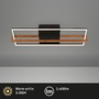 Hranatá - BRILO 3777015 LED stropní svítidlo, 73,5 cm, 22W, 2200lm černá - BRILONER - foto 2