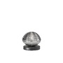 Stolní lampy dekorační - FAN I-RIPPLE-L18-NER Stolní lampa Lumetto Ripple černo‑chromová, patice E27, 18 x 18 x 16,5 cm - FANEUROPE - foto 2