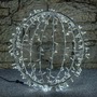 Venkovní profi motivy - DLED EFD60 DecoLED LED světelná koule - ledově bílá, pr. 60 cm - foto 2