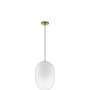 Koule - NV 9092823 Závěsné svítidlo CHRYSI mosazný zlatý kov a bílé sklo s přechody G9 1x5W 230V IP20 bez žárovky - NOVA LUCE - foto 2