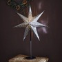 Interiérové dekorace - MAR 705794 Glitter stříbrná hvězda na stůl - Markslöjd - foto 2