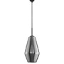 Kónická - NV 9724101 Závěsné svítidlo VEIRO chromové sklo / černý kov / černý kabel E27 1x12W 230V IP20 bez žárovky - NOVA LUCE - foto 2