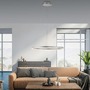 Kruhová - LD 15394-95 RITUS LED závěsné svítidlo kruhové, stmívatelné, hliník, 3 krokové stmívání, teplá bílá krokově stmívatelné 3000K - LEUCHTEN DIREKT / JUST LIGHT - foto 2