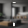 Lištové Briloner 230V - BRILO 8006016 LED závěsné svítidlo GU10 lištový systém 230V – vysokonapěťový, moderní 145 cm, bílé - BRILO - foto 2