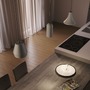 Dekorativní - FAN I-ANDO-S22 Závěsné svítidlo Ando Forma Geometrica, šedé, 1 x E27, 22 x 150 cm - FANEUROPE - foto 2