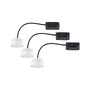 LED moduly - P 92472 LED Modul vestavné svítidlo Choose Coin 3ks sada kruhové 50mm Coin 3x6W 230V 2700K satén - PAULMANN - foto 2