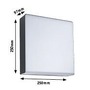 Nástěnná - P 94840 LED venkovní nástěnné svítidlo Azalena pohybové čidlo HF senzor IP44 250x97mm 3000K 8,5W 230V antracit umělá hmota/hliník - PAULMANN - foto 2