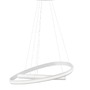 Kruhová - NV 9357061 Závěsné svítidlo ARIES bílý hliník a akryl LED 48W 230V 3000K IP20 stmívatelné - NOVA LUCE - foto 2