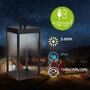 Stolní lampy dekorační - BRILO 7511015 Luca LED bezdrátová lucerna IP44, stmívatelná, dotykový vypínač, černá - BRILO - foto 2