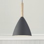 Kónická - NOR 43293010 Závěsné svítidlo Pure 20 1x40W E27 šedá - NORDLUX - foto 2