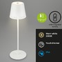 Na stůl - BRILO 7438-016 LED nabíjecí stolní lampa 38 cm 2,6W 280lm bílé - BRILO - foto 2