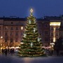 SADY na stromy - DLED TRS2031W LED světelná sada na stromy vysoké 6-8m, teplá bílá s padajícím sněhem - foto 2