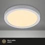 Kruhová - BRI 7132-014 LED stropní svítidlo, pr. 30 cm, 21 W, matný chrom - BRILONER - foto 2
