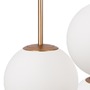 Vícečetná - M MOD321PL-03G1 Závěsné svítidlo Basic form E14 3x40W zlatá kov opálové sklo - MAYTONI - foto 2
